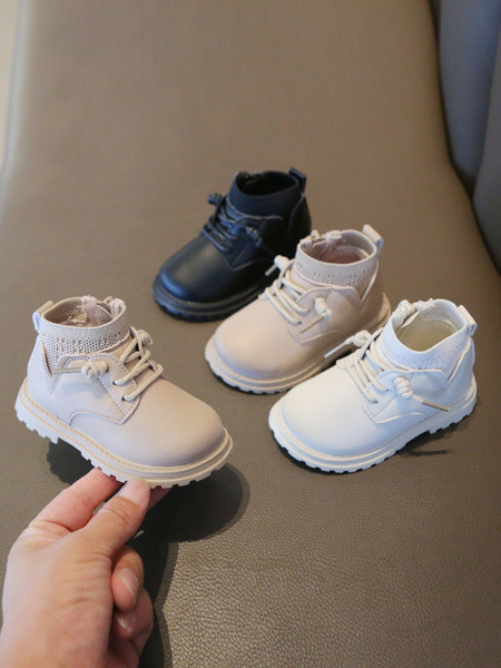 Παιδικές μπότες από οικολογικό δέρμα με μαλακή επένδυση ή χωρίς