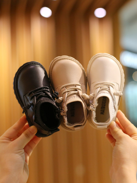 Παιδικές μπότες από οικολογικό δέρμα με μαλακή επένδυση ή χωρίς