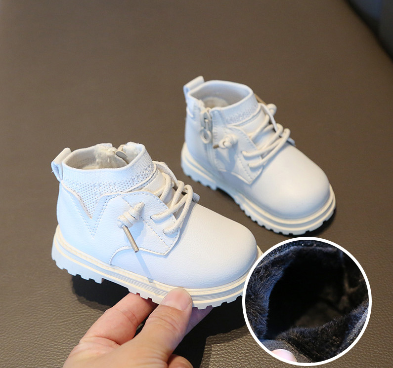 Παιδικές μπότες από οικολογικό δέρμα με μαλακή επένδυση ή χωρίς