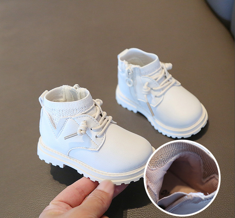 Παιδικές μπότες από οικολογικό δέρμα με μαλακή επένδυση ή χωρίς