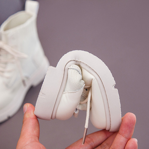 Παιδικές έκο δερμάτινες μπότες με ή χωρίς μαλακή επένδυση για κορίτσια