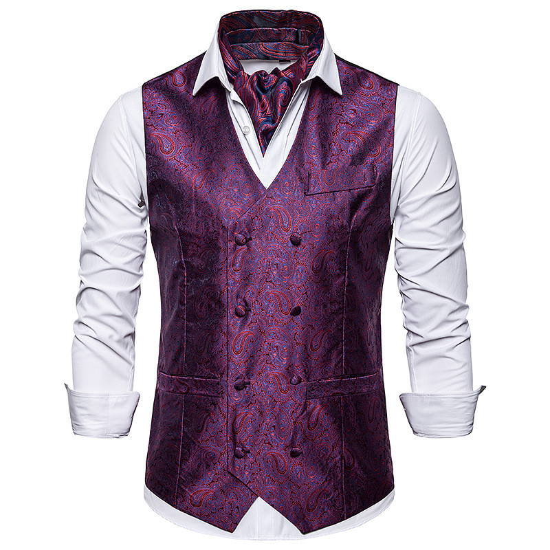 Korszerű férfi mellény modell spitz nyakkivágással