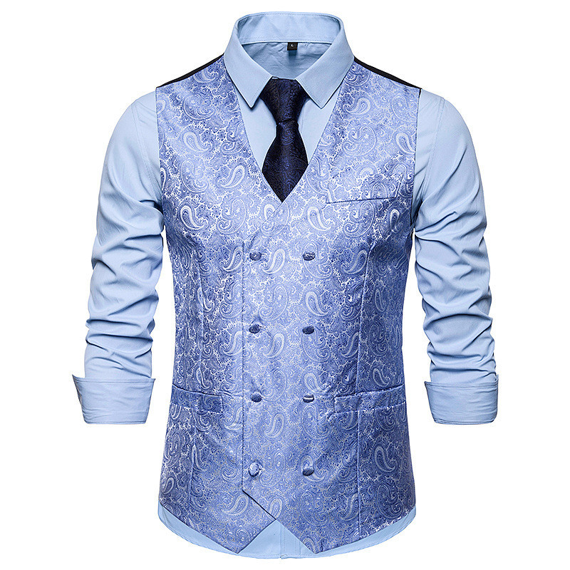 Korszerű férfi mellény modell spitz nyakkivágással