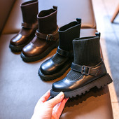 Παιδικές μπότες  κάλτσες με επίπεδη σόλα για κορίτσια