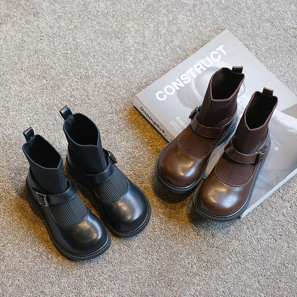 Μοντέρνες παιδικές μπότες με ή χωρίς θερμή επένδυση για κορίτσια