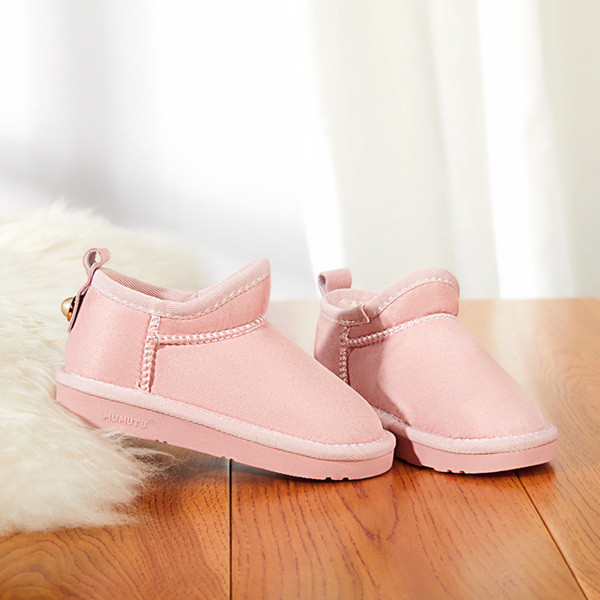 Eco velúrból készült sima modell gyerekcsizma lányoknak