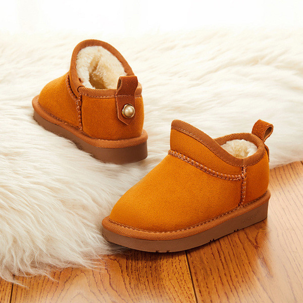 Eco velúrból készült sima modell gyerekcsizma lányoknak