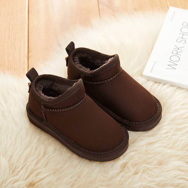 Eco velúrból készült sima modell gyerekcsizma lányoknak