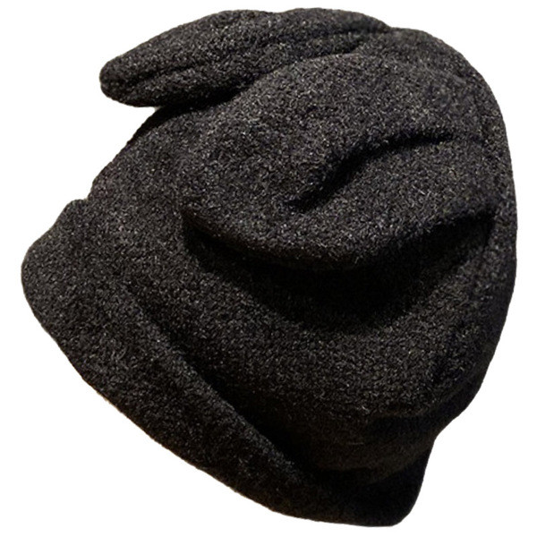 Női téli sapka 3D elemmel