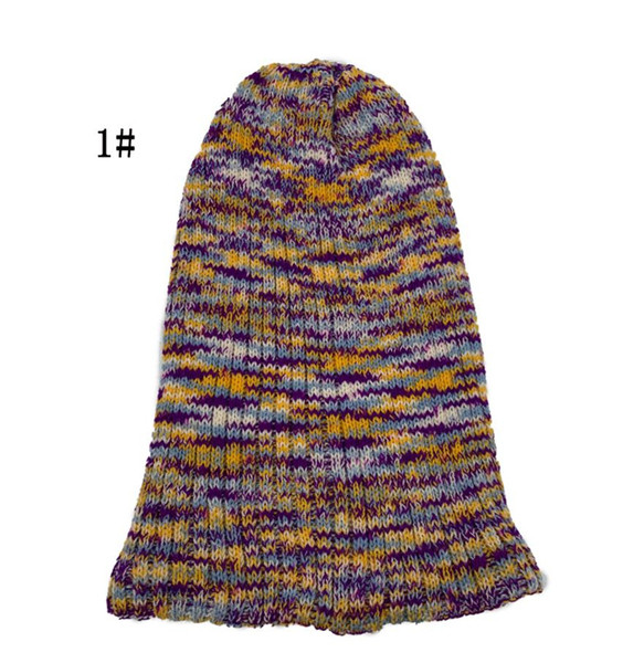 Modern kötött sapka széles modell