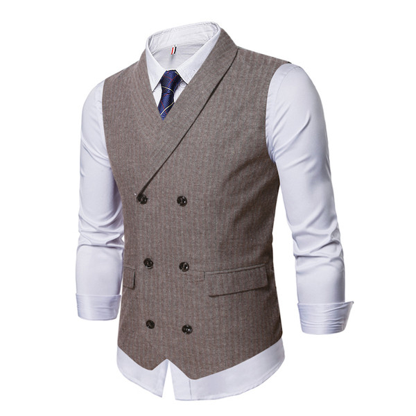 Stílusos férfi mellény modell, gombokkal