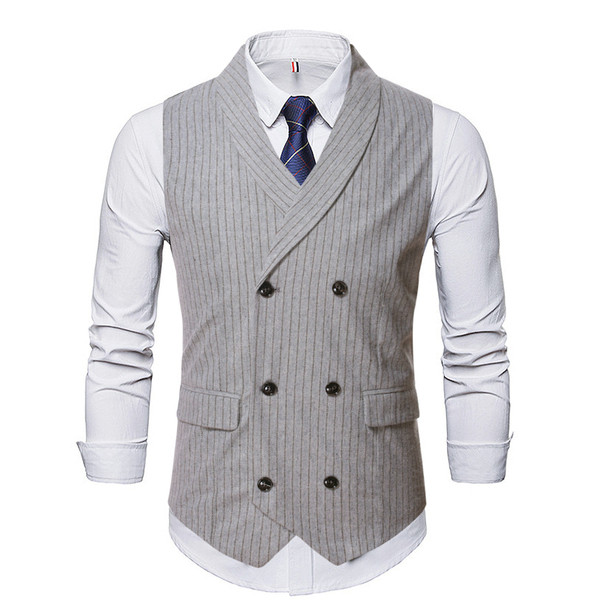 Stílusos férfi mellény modell, gombokkal