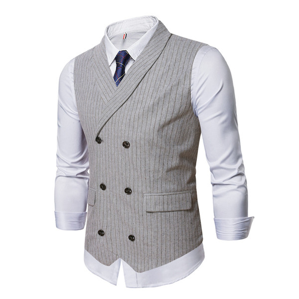 Stílusos férfi mellény modell, gombokkal