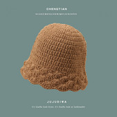 Modern női kötött sapka - alkalmas télre