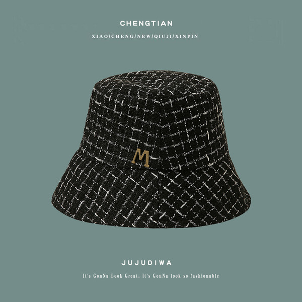 Új modell női sapka fém elemmel