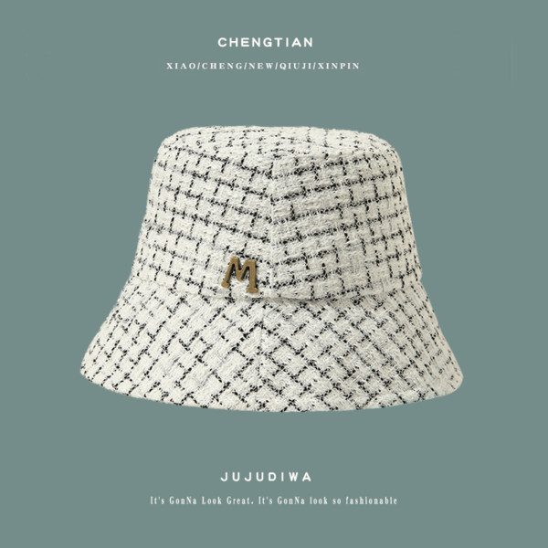 Új modell női sapka fém elemmel