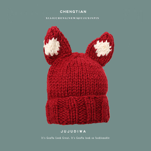 Női téli sapka 3D kötőelemmel