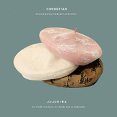 Új modell női sapka típusú beret - retro stílusú