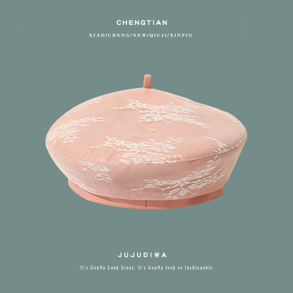 Új modell női sapka típusú beret - retro stílusú