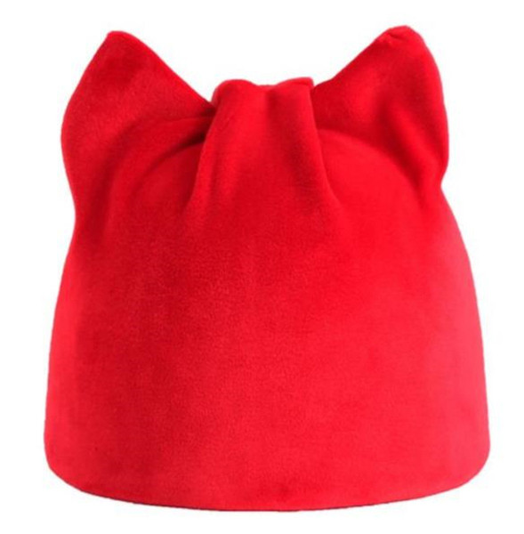 Modern női plüss sapka