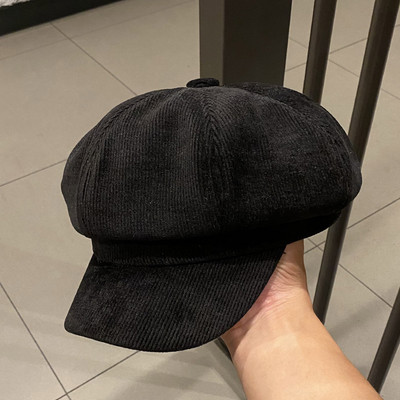 Női kordbársony sapka napellenzővel