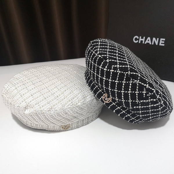 Retro stílusú női sapka őszre és télre