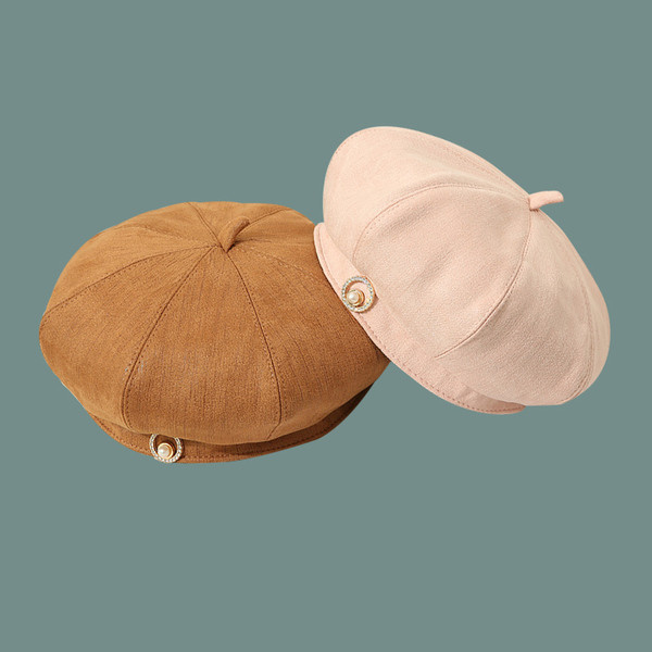 Új modell női kalap gyöngyházzal - barett típusú