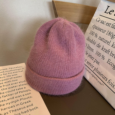 Modern női kötött sapka sima modell