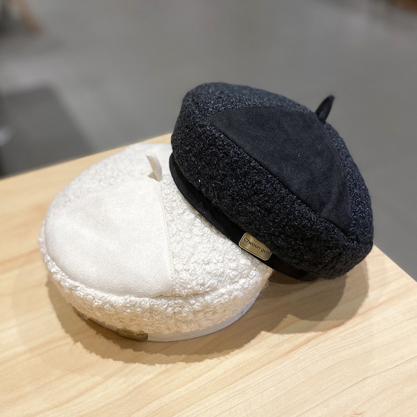 Téli női barett típusú sapka