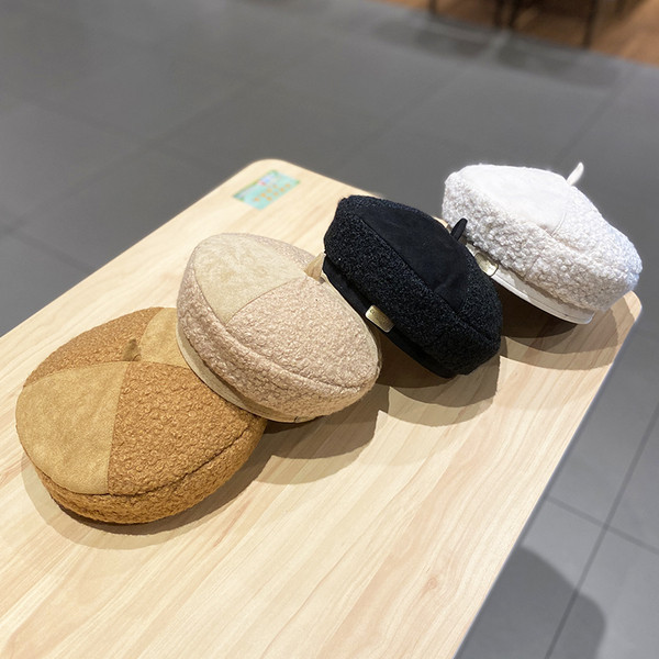 Téli női barett típusú sapka