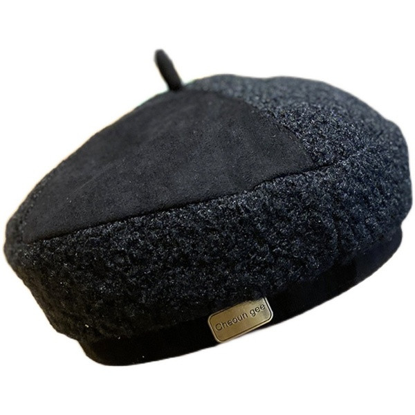 Téli női barett típusú sapka