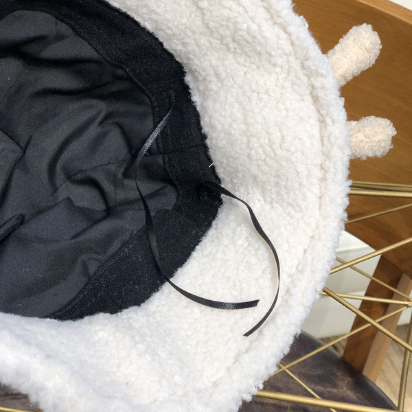 Új modell női sapka 3D díszítéssel, medve formájú