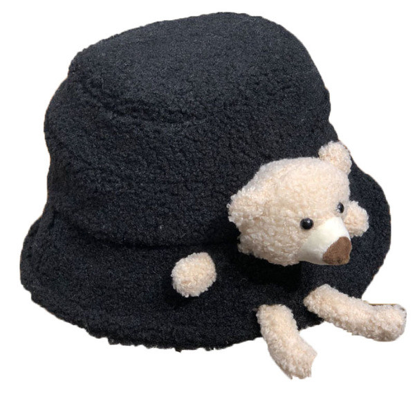 Új modell női sapka 3D díszítéssel, medve formájú