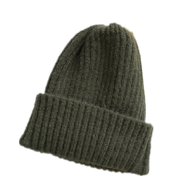 Kötött unisex sapka sima mintával