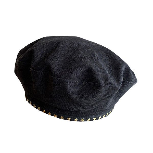 Új modell női barett típusú sapka fém elemekkel