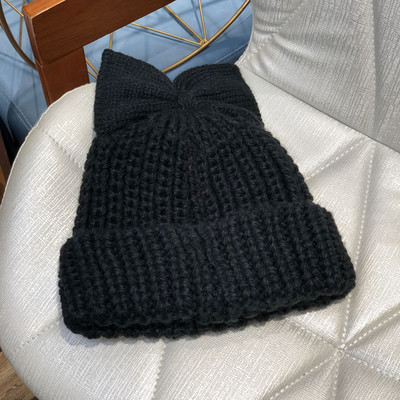 Új modell női kötött sapka szalaggal