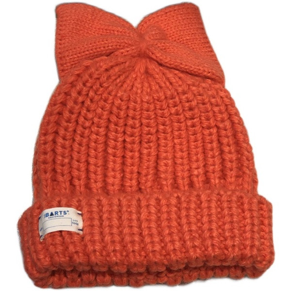 Új modell női kötött sapka szalaggal