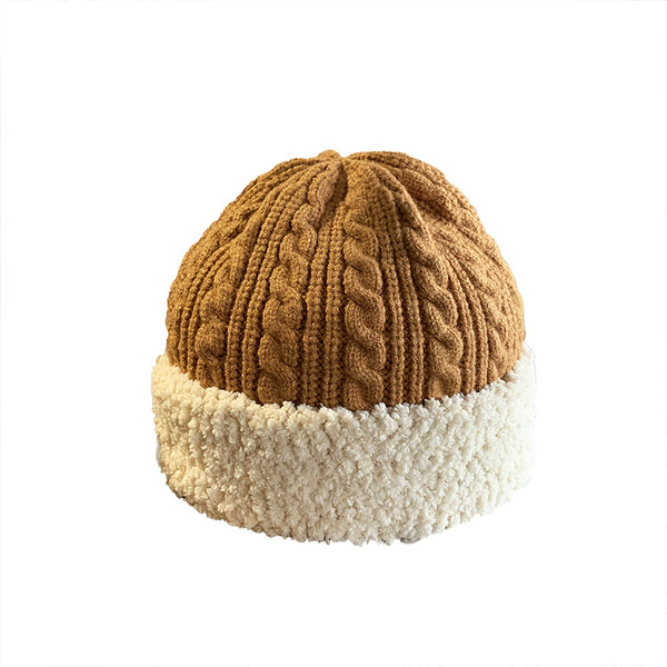 Alkalmi női kötött sapka pehelytal