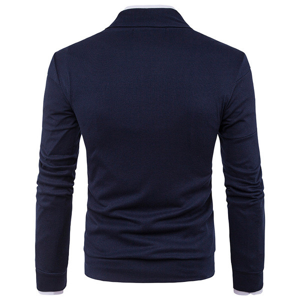 Modern férfi mellény gombokkal és spitz nyakkivágással