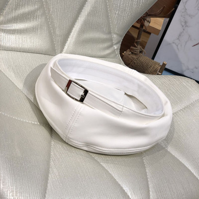 Aktuális női barett sapka eco bőrből