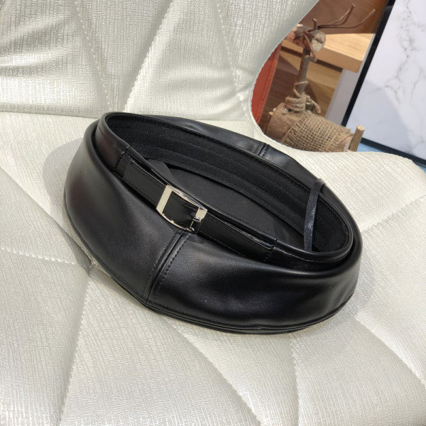 Aktuális női barett sapka eco bőrből