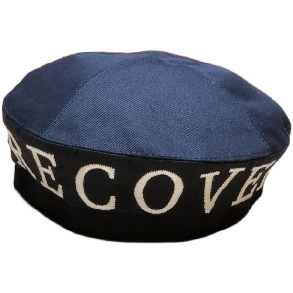 Női modern barett típusú sapka felirattal