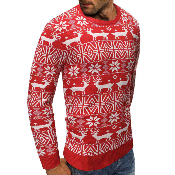 Modern férfi blúz ovális nyakkivágással