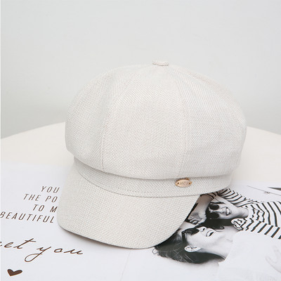 Νέο μοντέλο γυναικείο καπέλο με γείσο και μεταλλικό στοιχείο