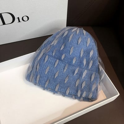 Új modell téli női tüll sapka