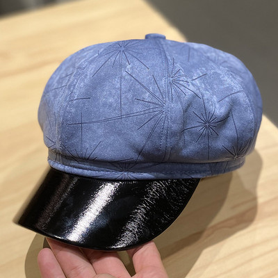 Alkalmi női bársony sapka napellenzővel