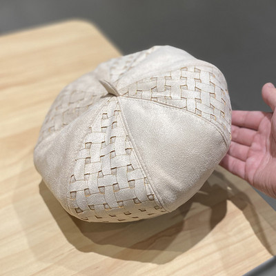 Női bársony barett sapka