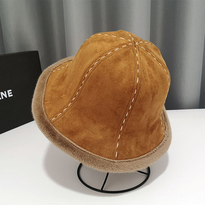 Női sapka kétoldalas pehellyel több színben