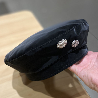 Γυναικείο καπέλο με πέτρες - μπερέ