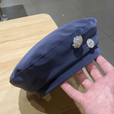 Γυναικείο καπέλο με πέτρες - μπερέ